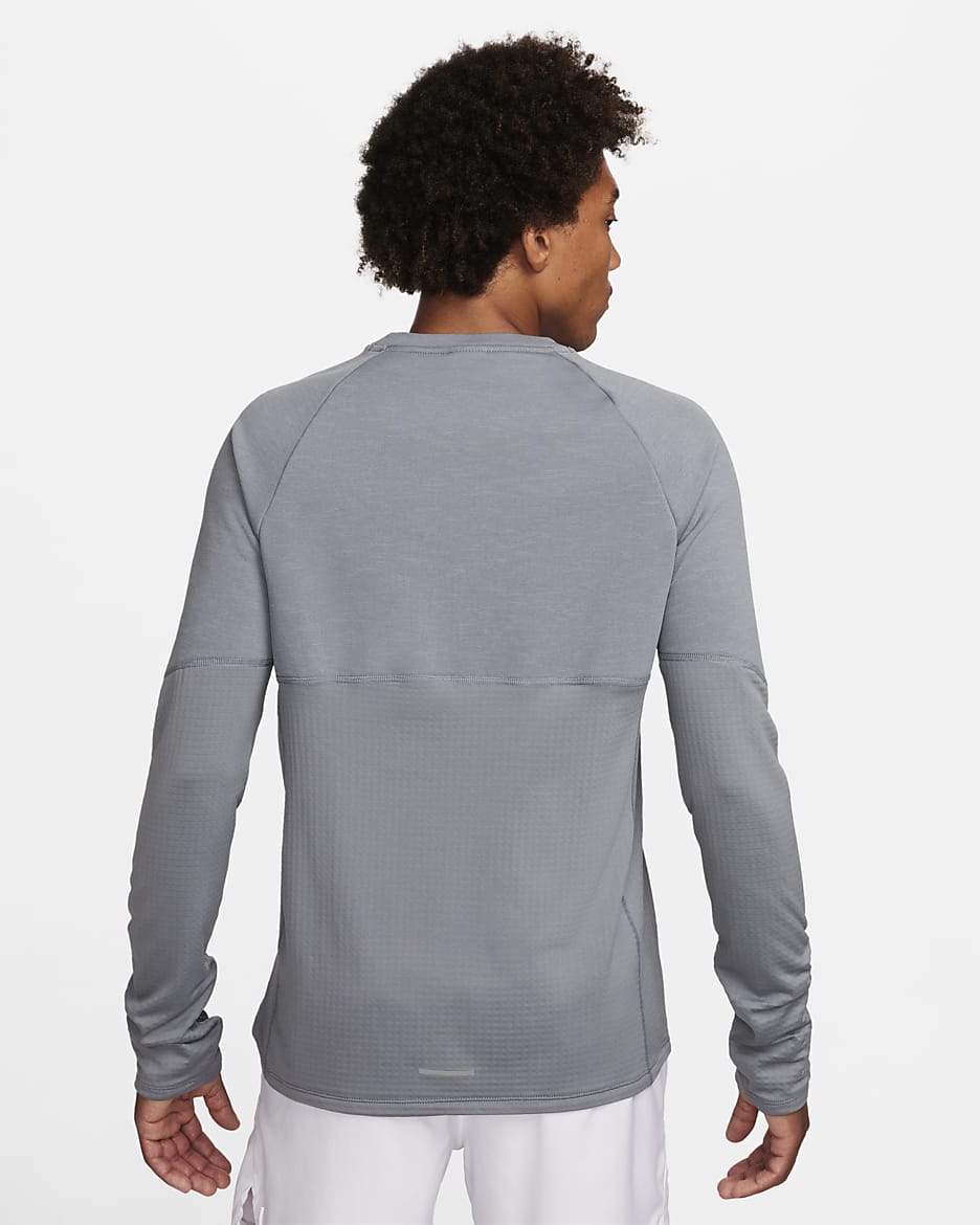 Nike men's element crew running long sleeve tee best sale